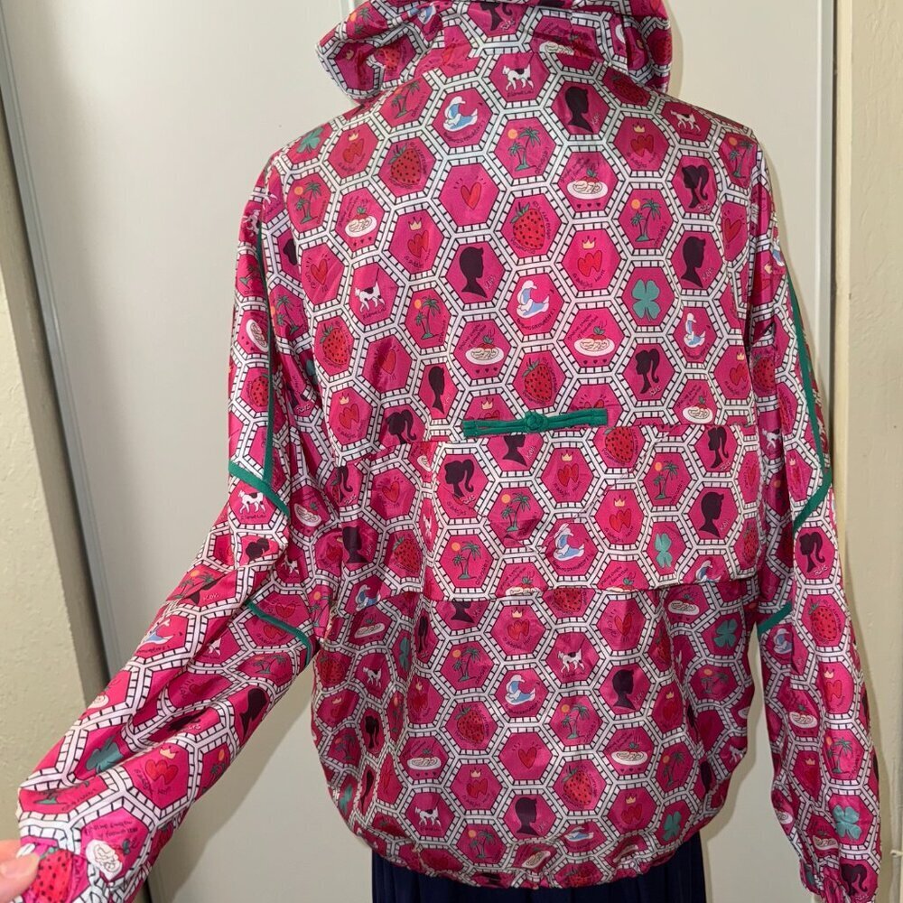 Pretty in Pink Womens Windbreaker Hooded Jacket NWT Size Small-Medium - Picture 11 of 16